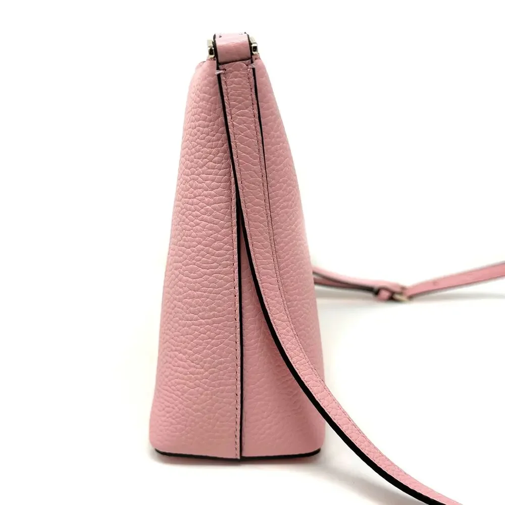 Kate Spade Harlow Crossbody Purse Tea Rose Pink Leather WKR00058
